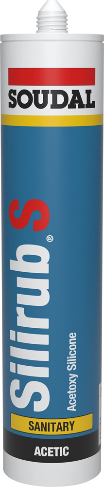 Soudal Silirub Sanitair | Siliconen voegkit | 310 ml | Transparant - 101450