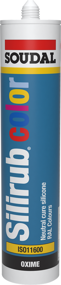 Soudal Silirub Color | Siliconen voegkit | 310 ml | Ral 7011 - 114481