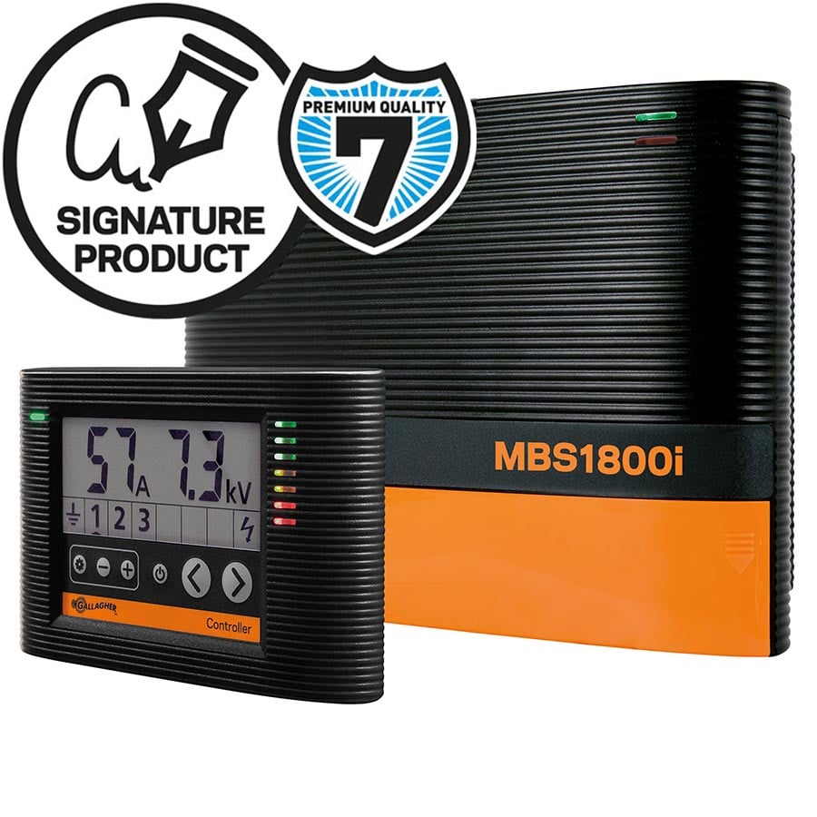 Gallagher MBS1800i Schrikdraadapparaat - 230V/12V/14J - 315317