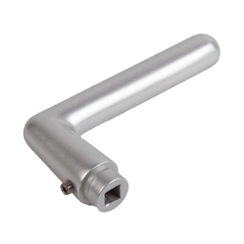 Nemef Aluminium Deurkruk 3162 L-Model Deur 38Mm-Gatdeel/Wisselstift - 9316200000