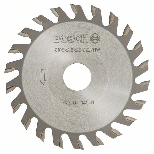 Bosch Accessoires Schijffrees 22, 20 mm, 2,8 mm 1st - 3608641002