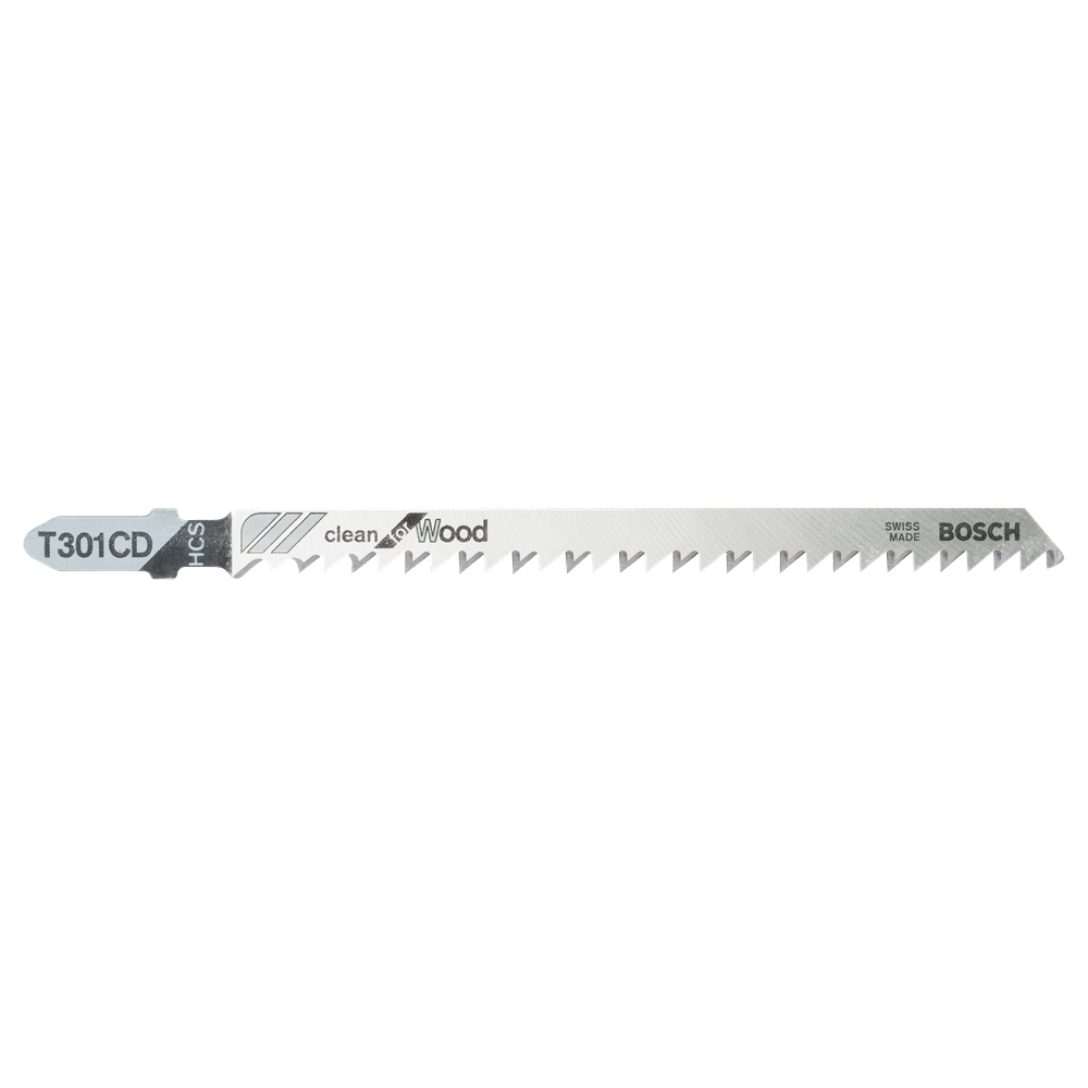 Bosch Accessoires Decoupeerzaagblad T 301 CD Clean for Wood 5st - 2608637590