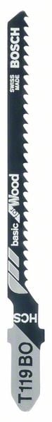 Bosch Accessoires Decoupeerzaagblad T 119 BO Basic for Wood 100st - 2608637879