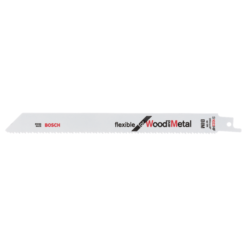 Bosch Accessoires Reciprozaagblad S 1022 HF Flexible for Wood and Metal 100st - 2608656636