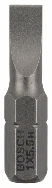 Bosch Accessoires Bit extra-hard S 1,0x5,5, 25 mm 3st - 2607001464