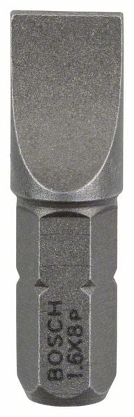 Bosch Accessoires Bit extra-hard S 1,6x8,0, 25 mm 3st - 2607001471