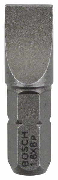 Bosch Accessoires Bit extra-hard S 1,6x8,0, 25 mm 25st - 2607001472