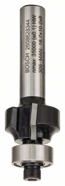 Bosch Afrondprofielfrezen 8 mm, R1 3 mm, L 10,5 mm, G 53 mm