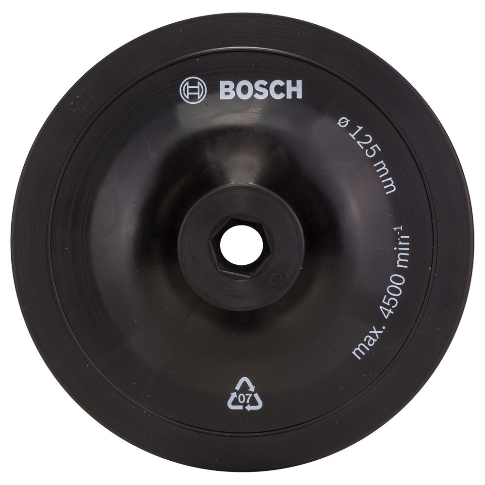 Bosch Accessoires Schuurplateau voor boormachines, 125 mm, spansysteem - 2609256281