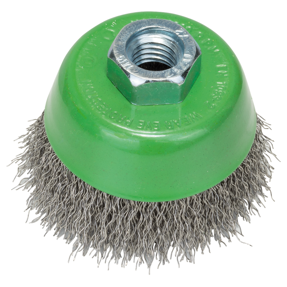 Bosch Accessoires Komstaalborstel | Gegolfde draad | Roestvrij | 65mm |M14 - 2609256501