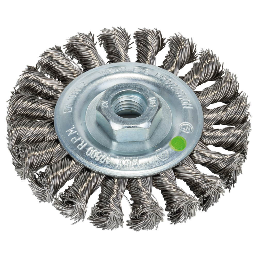 Bosch Accessoires Schijfborstel | Gevlochten Draad | Roestvrij | 100 mm - 2609256509