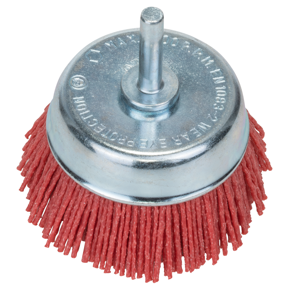 Bosch Accessoires Komstaalborstels voor boormachines - nylondraad met korund schuurmiddel K80, 75 mm - 2609256525