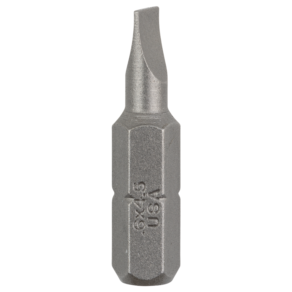 Bosch Accessoires Bit Standard voor gleufkopschroeven | 06X45 25mm,1/4" Zeskant - 2609255908