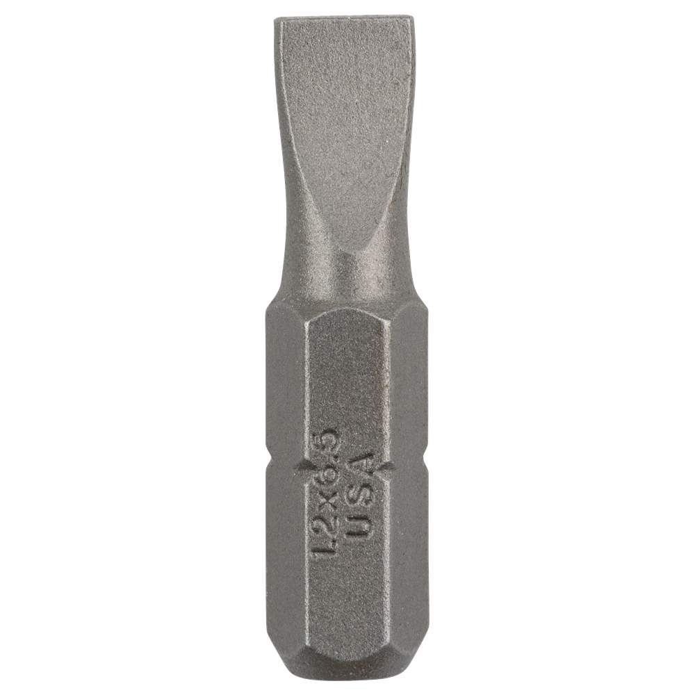 Bosch Accessoires Bit Standard voor gleufkopschroeven | 12X65 25mm,1/4" Zeskant - 2609255911
