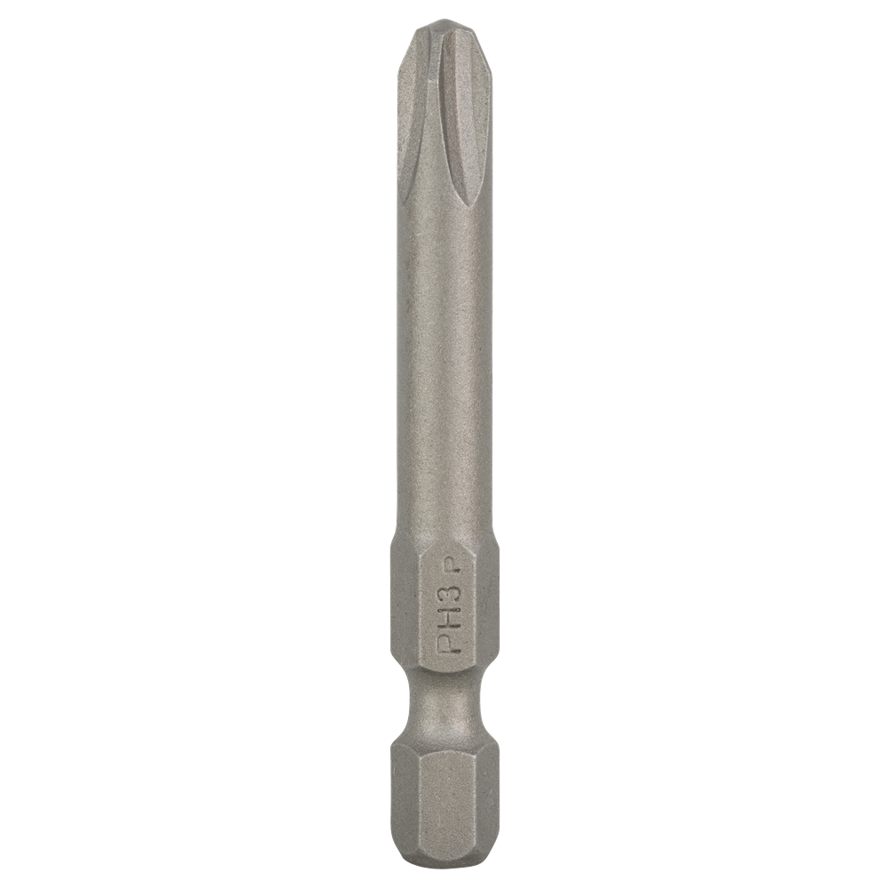 Bosch Accessoires Schroefbit voor Phillips-kruiskopschroeven | PH3 | 49mm | 1/4" | Zeskant - 2609255921