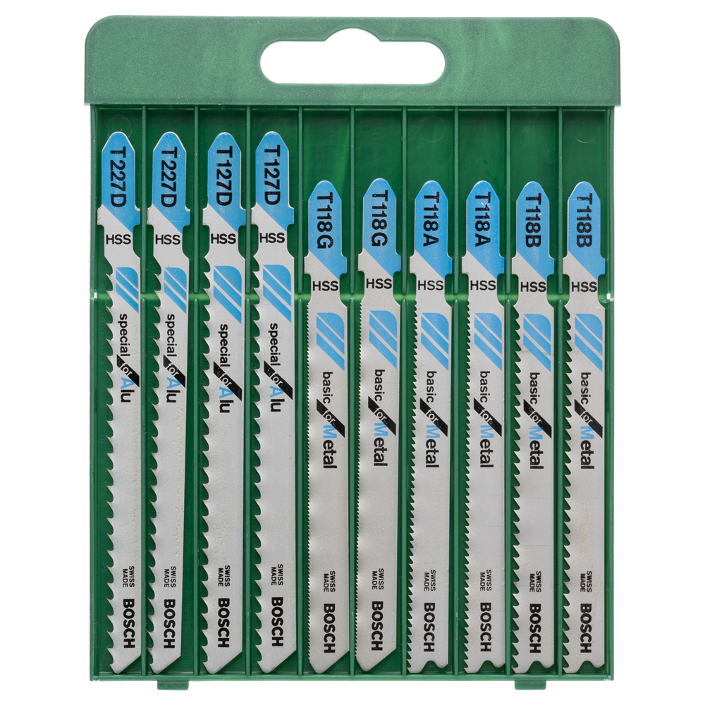 Bosch Accessoires 10-delige decoupeerzaagbladenset T-schacht - 2609256745