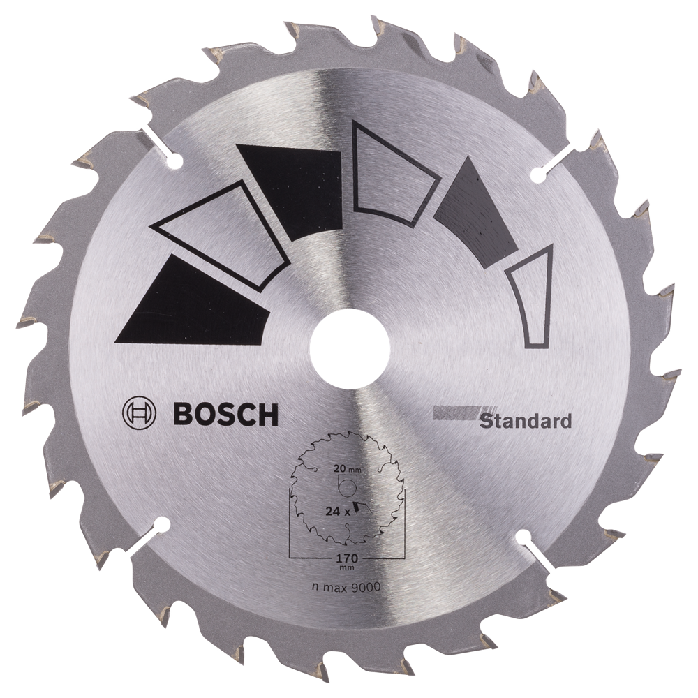 Bosch Accessoires Cirkelzaagblad Basic 170X22X20/16,T24 - 2609256812