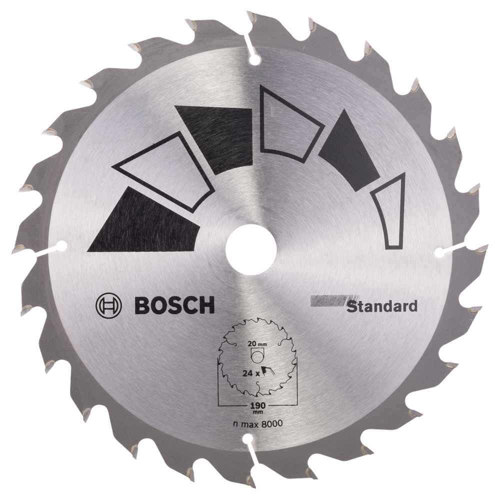 Bosch Accessoires Cirkelzaagblad Basic 190X22X20/16,T24 - 2609256818