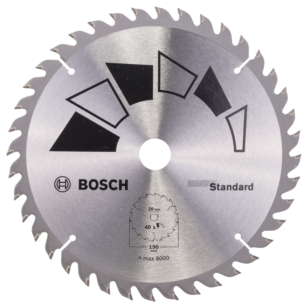 Bosch Accessoires Cirkelzaagblad Basic 190X22X20/16,T40 - 2609256819