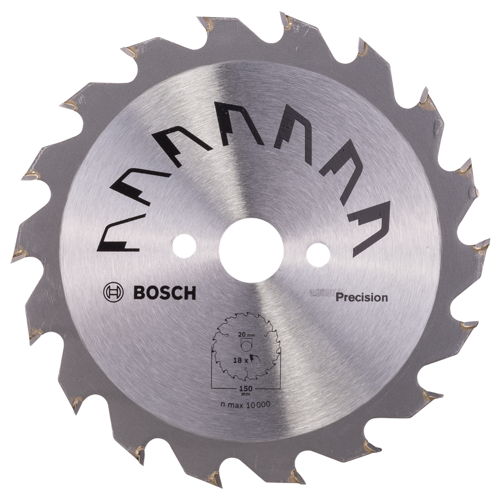 Bosch Accessoires Cirkelzaagblad Precision 150X2X20/16,T18 - 2609256852