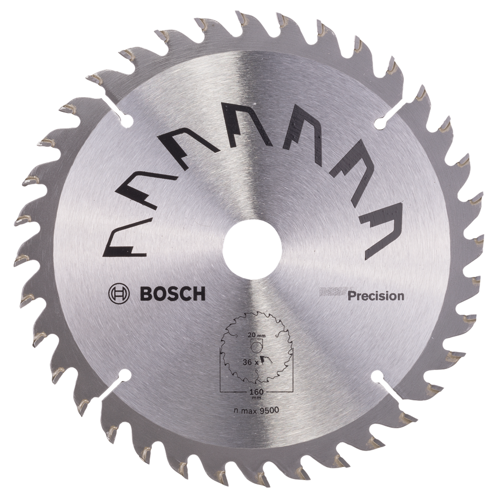 Bosch Accessoires Cirkelzaagblad Precision 160X2X20/16,T36 - 2609256856