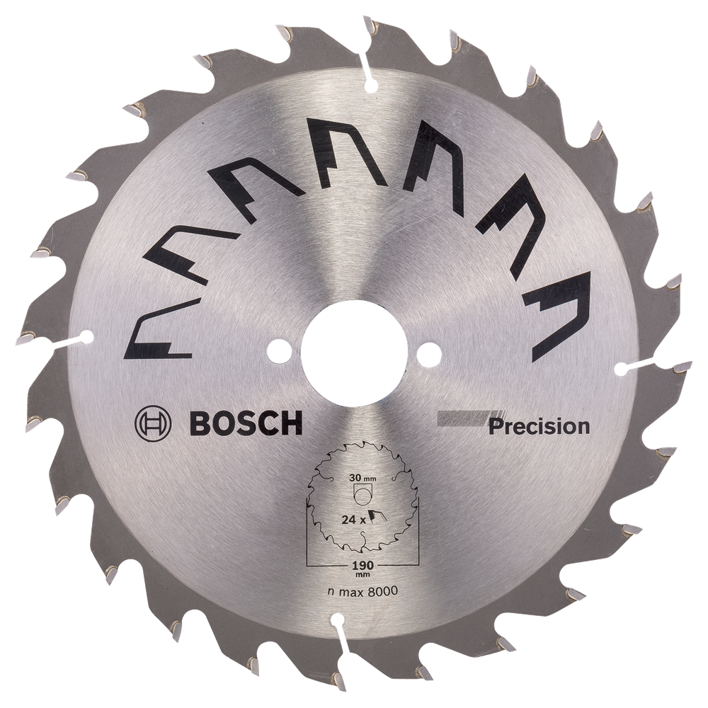 Bosch Accessoires Cirkelzaagblad Precision 190X2X30/-,T24 - 2609256869