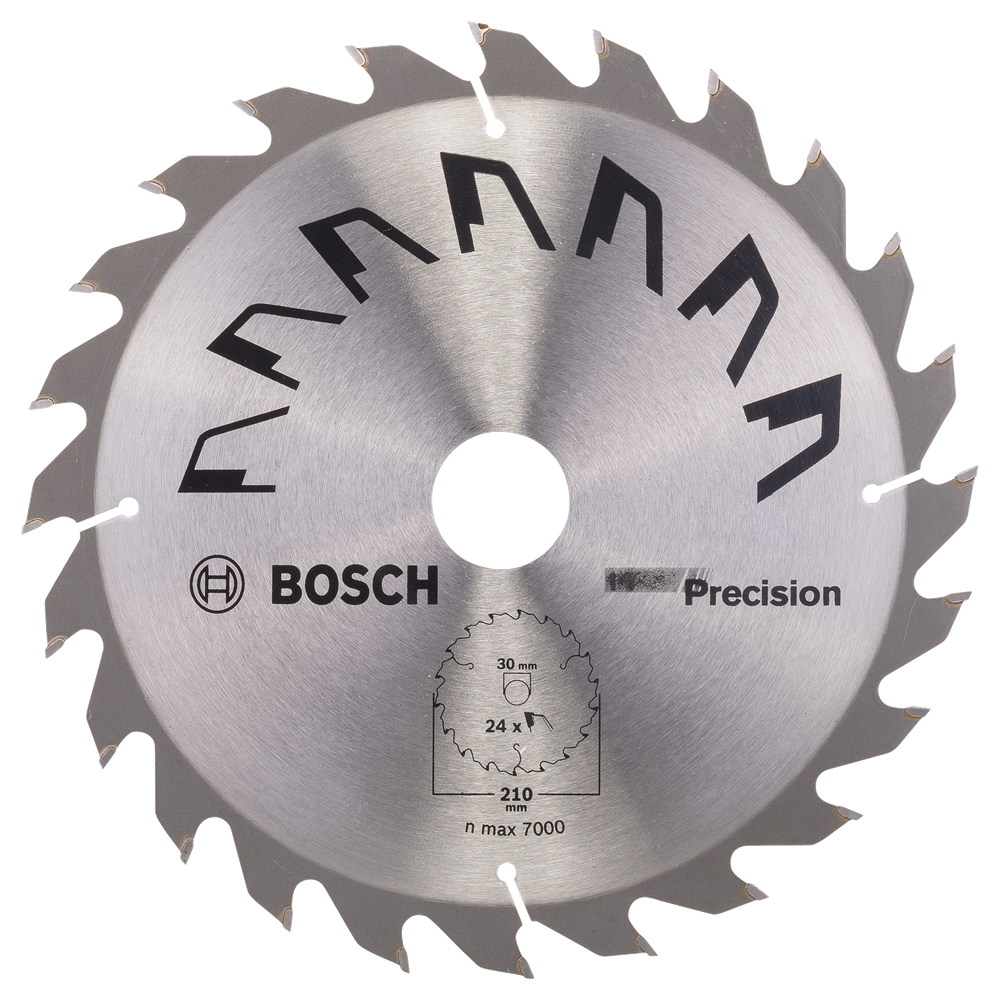 Bosch Accessoires Cirkelzaagblad Precision 210X2X30/-,T24 - 2609256872