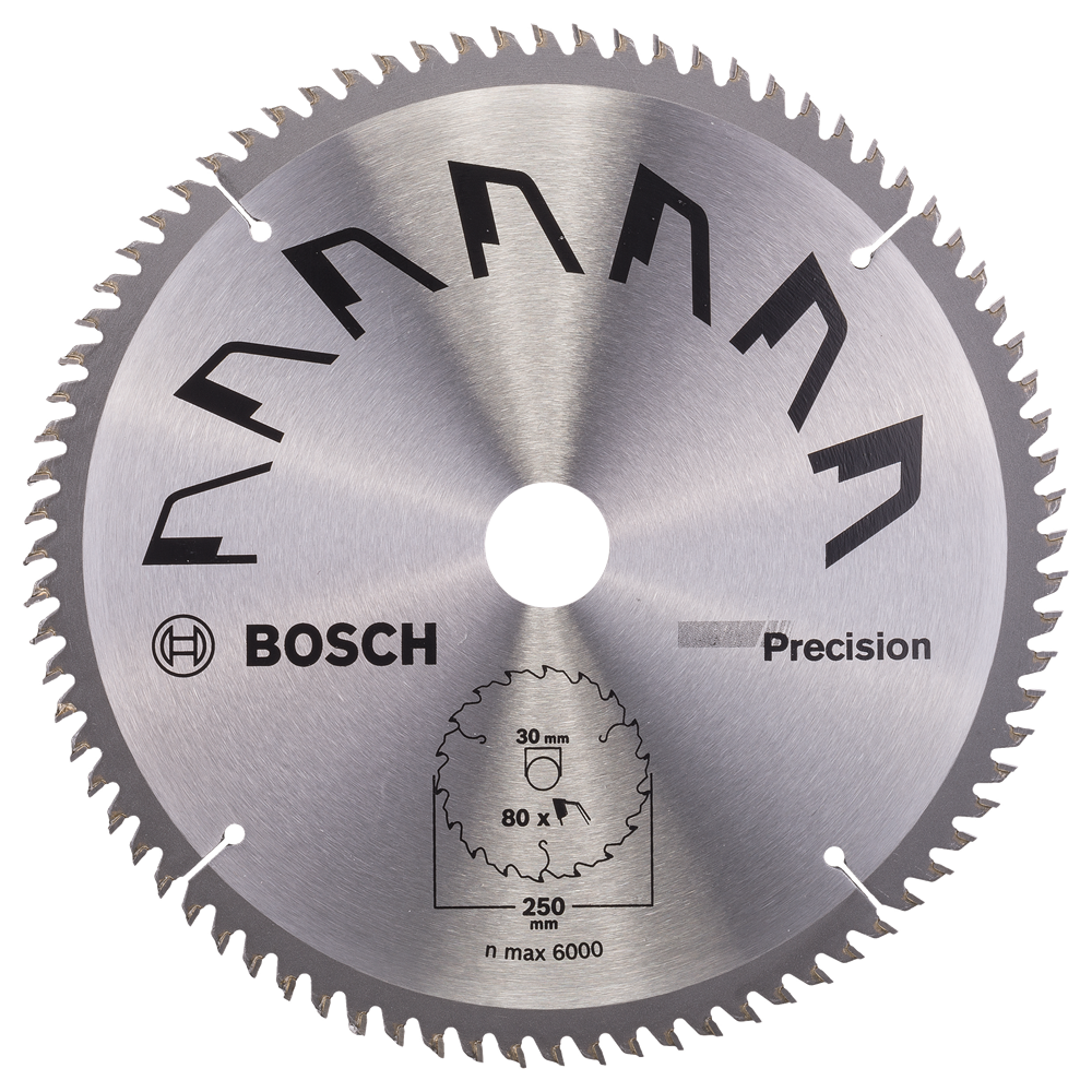 Bosch Accessoires Cirkelzaagblad Precision 250X2X30/-,T80 - 2609256882