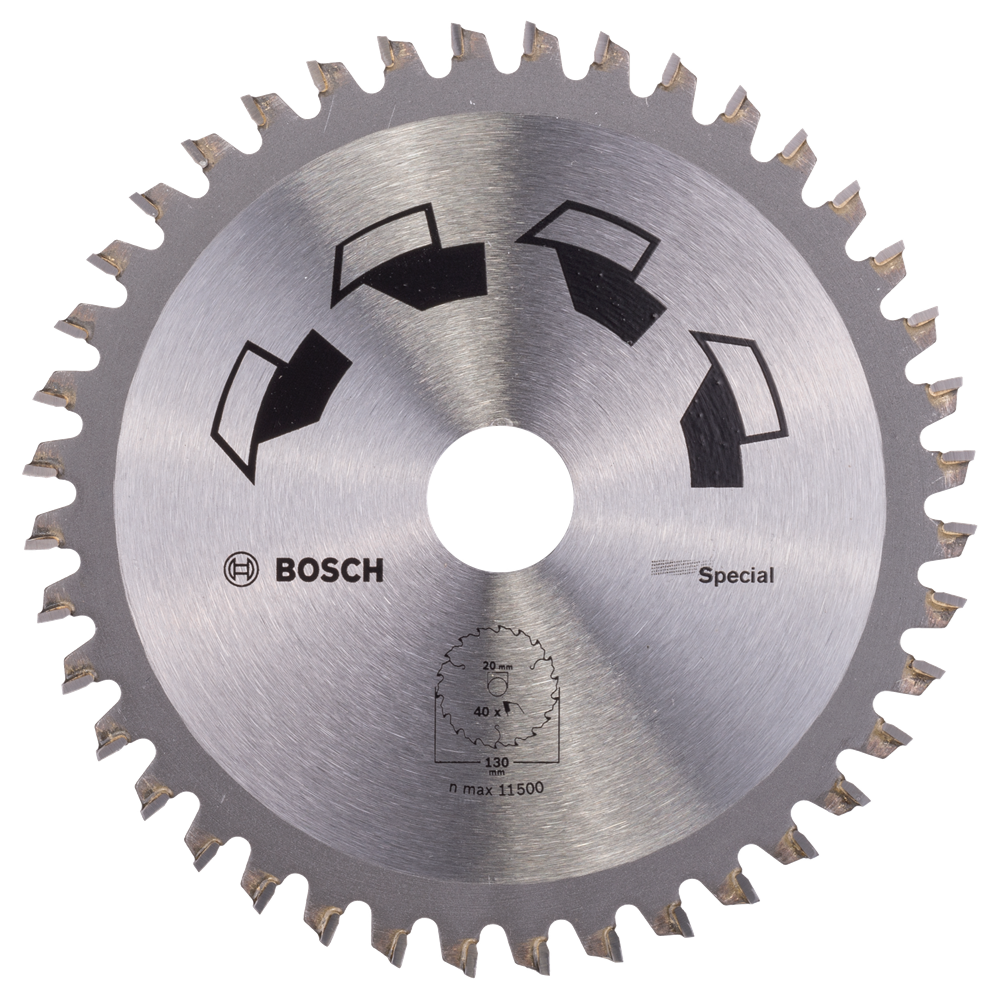 Bosch Accessoires Cirkelzaagblad Special 130X2X20/16,T40 - 2609256884