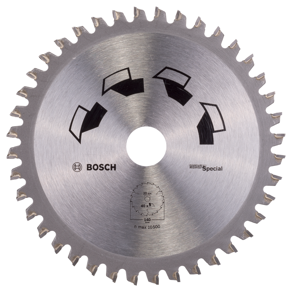Bosch Accessoires Cirkelzaagblad Special 140X2X20/127,T40 - 2609256885