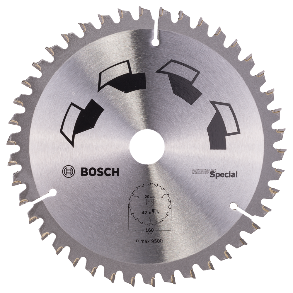 Bosch Accessoires Cirkelzaagblad Special 160X2X20/16,T42 - 2609256887
