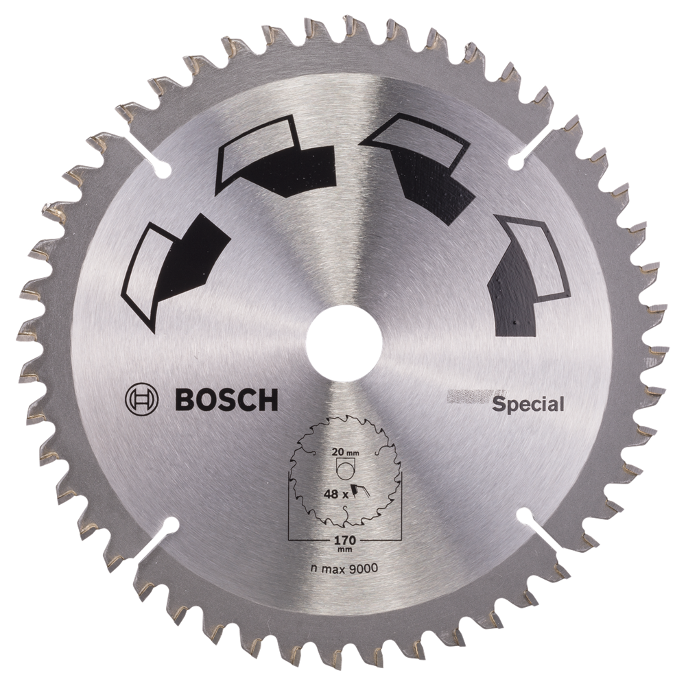 Bosch Accessoires Cirkelzaagblad Special 170X2X20/16,T48 - 2609256888