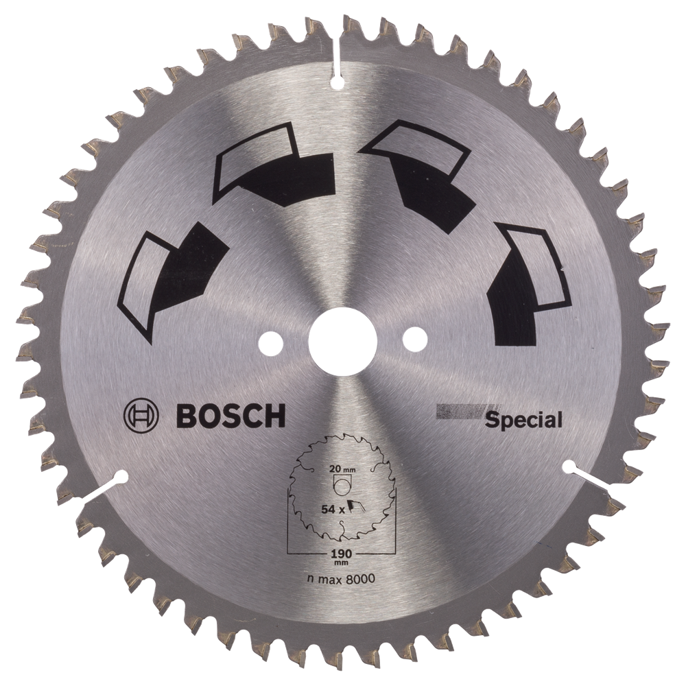 Bosch Accessoires Cirkelzaagblad Special 190X2X20/16,T54 - 2609256891