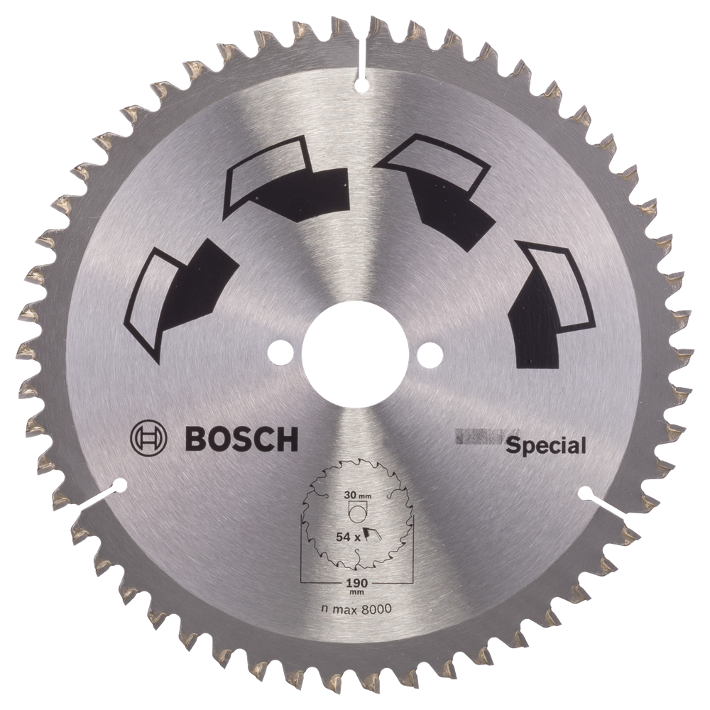 Bosch Accessoires Cirkelzaagblad Special 190X2X30/-,T54 - 2609256892