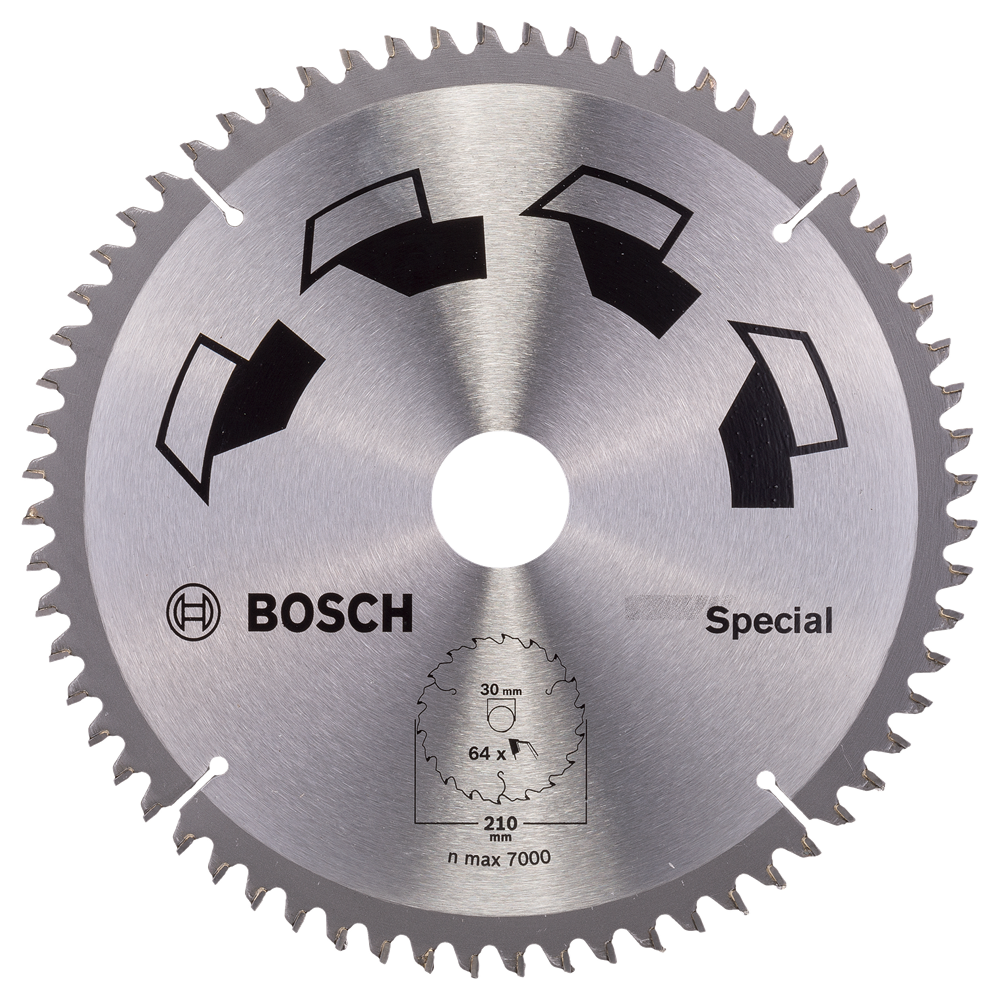 Bosch Accessoires Cirkelzaagblad Special 210X2X30/-,T64 - 2609256893