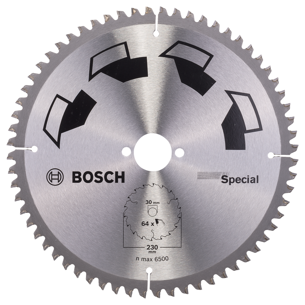 Bosch Accessoires Cirkelzaagblad Special 230X2X30/-,T64 - 2609256894