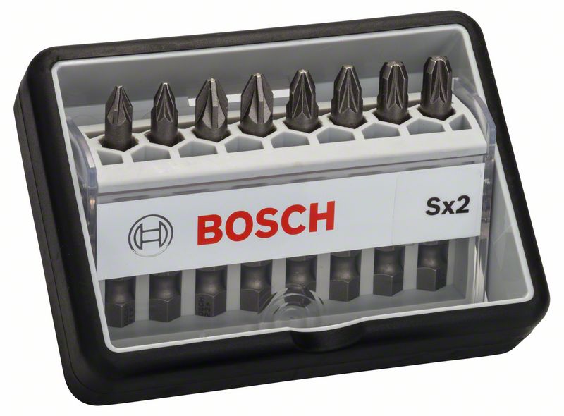 Bosch Accessoires 8-delige Robust Line bitset Sx Extra Hard 49 mm, 8delig - 2607002557