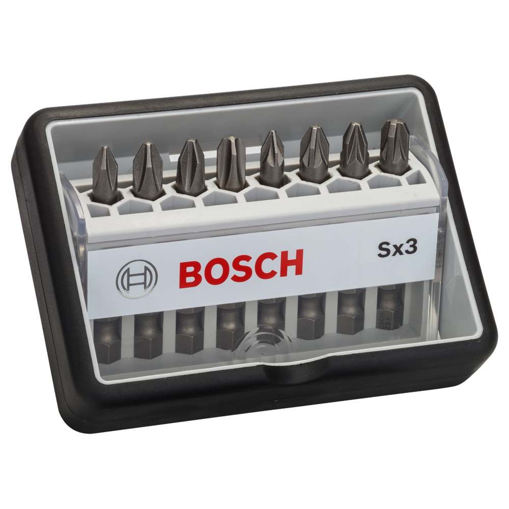 Bosch Accessoires 8-delige Robust Line bitset Sx Extra Hard (Ph,Pz) - 2607002558