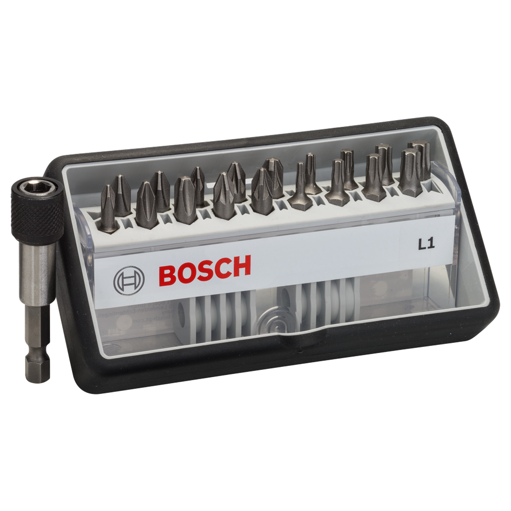 Bosch Accessoires Bitset | Extra Hard L1 | Robustline | 19-delig | 2607002567 - 2607002567