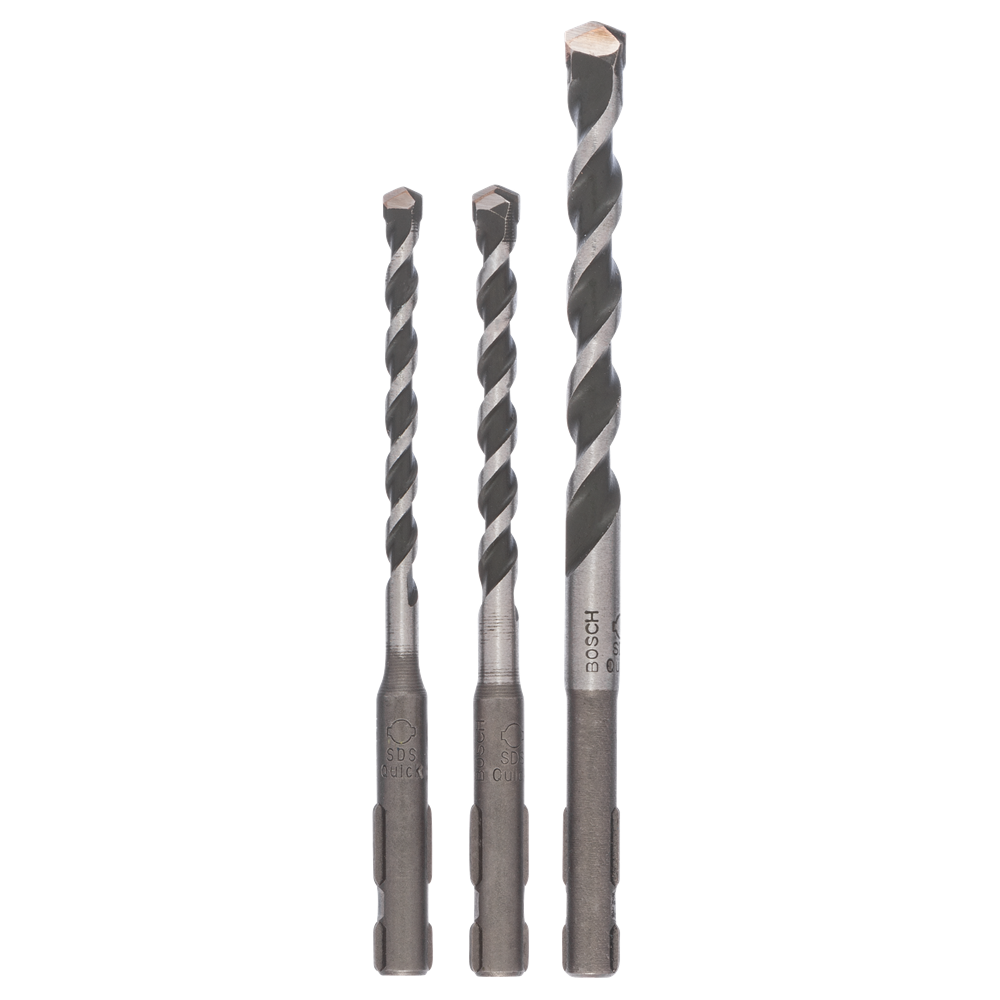 Bosch Accessoires 3-delige universele borenset SDS-Quick | 5 - 6 - 8 mm - 2609256918