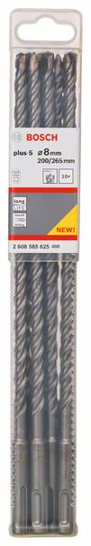 Bosch Accessoires Hamerboren SDS-plus-5 8 x 200 x 265 mm 10st - 2608585625