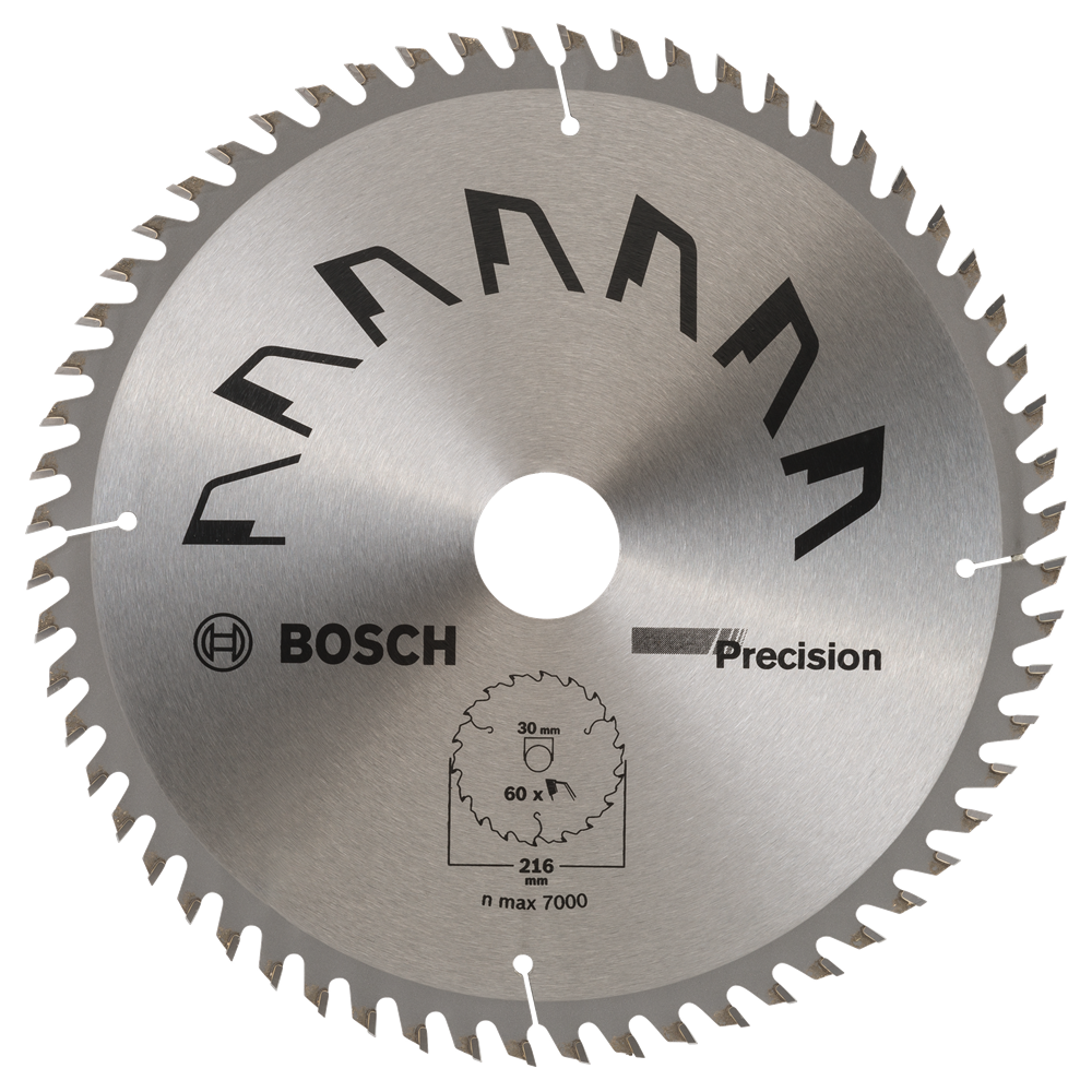 Bosch Accessoires Cirkelzaagblad Precision 216X30X2,5,T60 - 2609256935