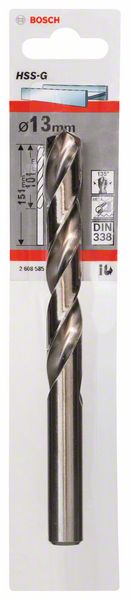 Bosch Accessoires Metaalboren HSS-G, Standard 13 x 101 x 151 mm 1st - 2608585942