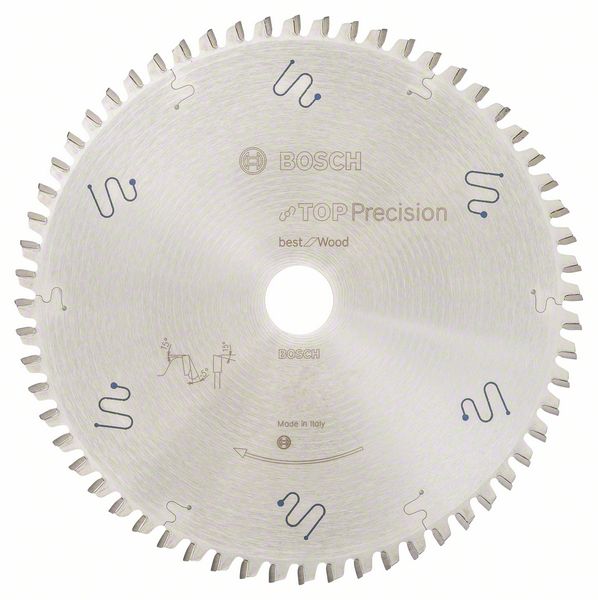Bosch Accessoires Cirkelzaagblad Top Precision Best for Wood 305 x 30 x 2,3 mm, 72 1st - 2608642103