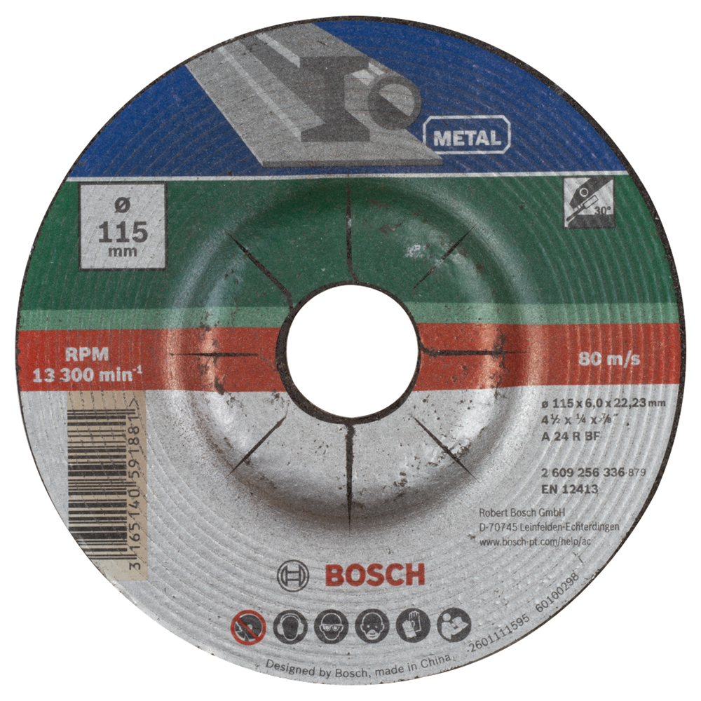 Bosch 2609256336 Afbraamschijf gebogen, metaal Ø 115 mm 1 stuks