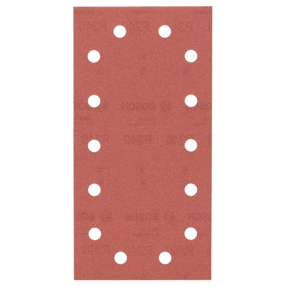 Bosch Accessoires Schuurbladenset | 115X230 | G240 | Rw | 14Gaten | Velc | 10-delig - 2609256B24