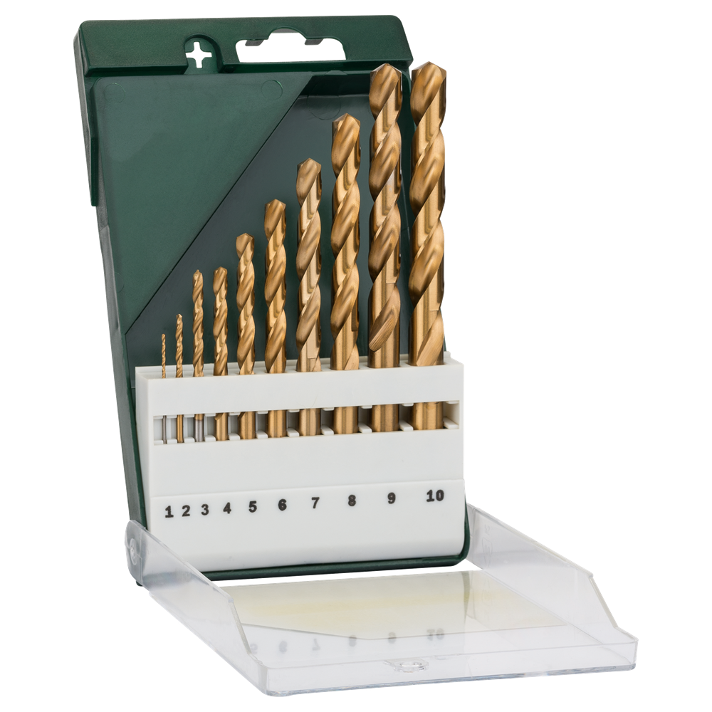 Bosch Accessoires 10-Delige Metaalboorset HSS-Tin | Din 338 - 2609255130