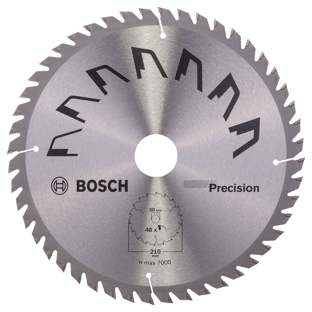 Bosch Accessoires Cirkelzaagblad Precision 210X30/25X2.5 T48 - 2609256B58