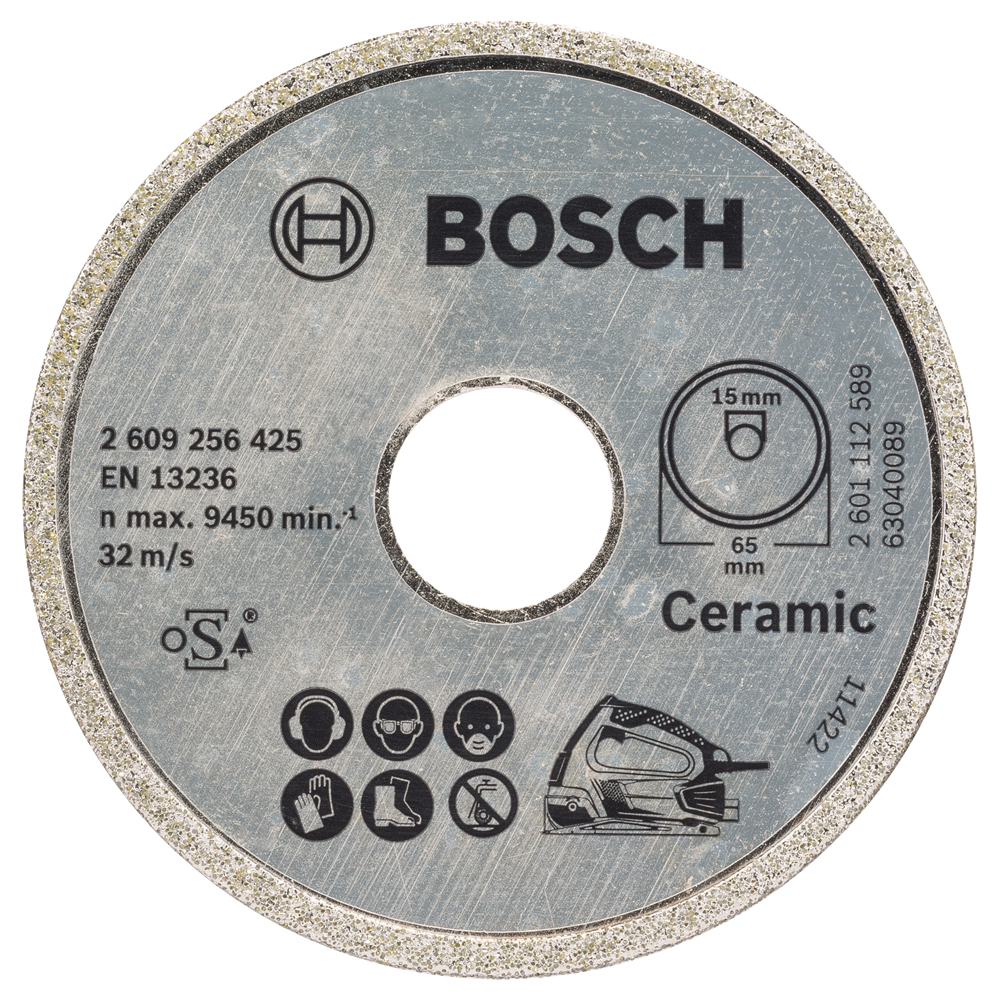 Bosch Accessoires Diamantdoorslijpschijf Standard for Ceramic | Ø65X15mm | Pks16Multi - 2609256425
