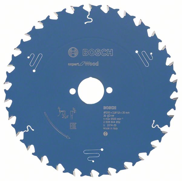 Bosch Accessoires Cirkelzaagblad expert for Wood 200x30x2.8/1.8x30 T - 2608644052